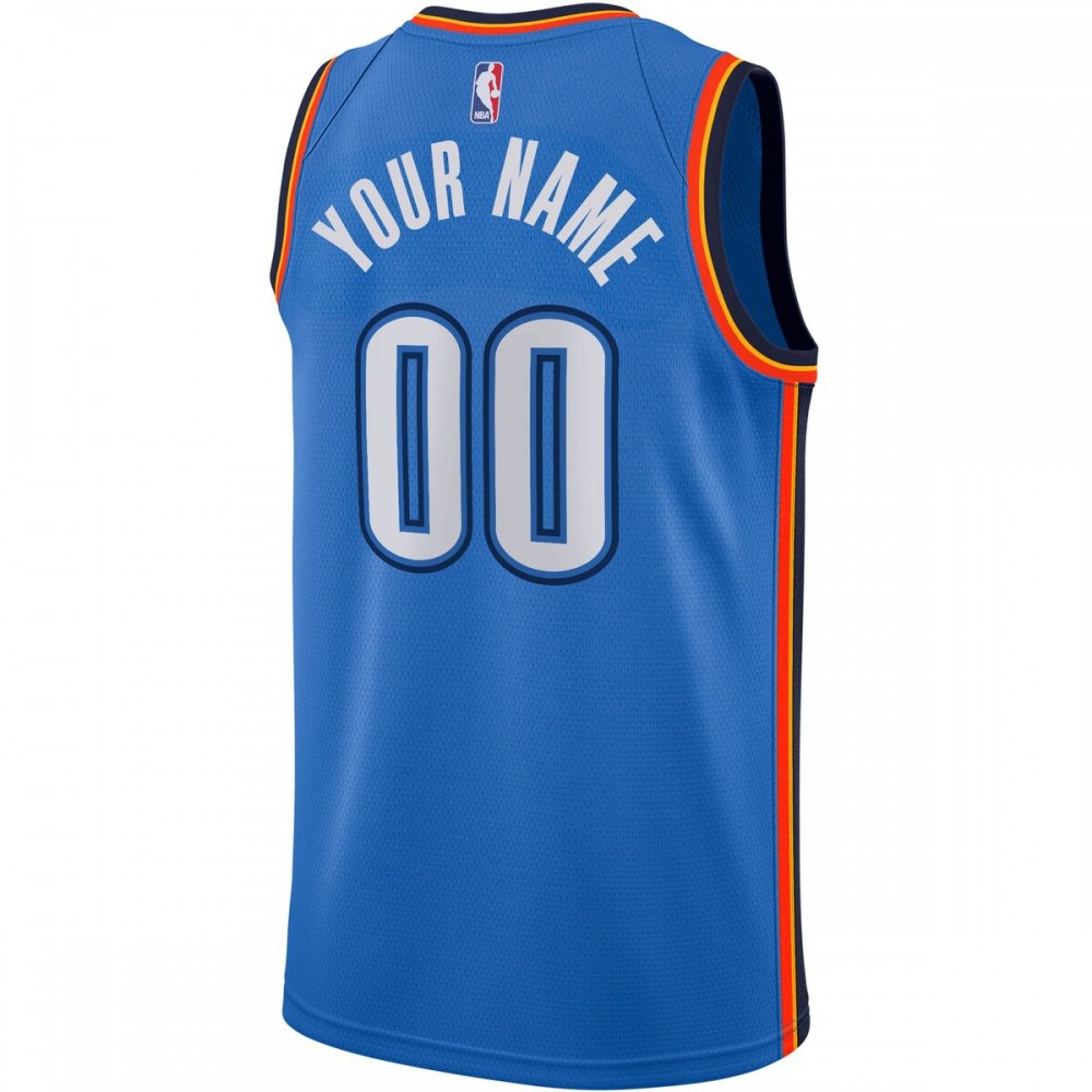 Oklahoma City Thunder Swingman Custom Jersey Blue - Icon Edition-Pro Kit Vault | Brand New 26/27 Sports Jerseys